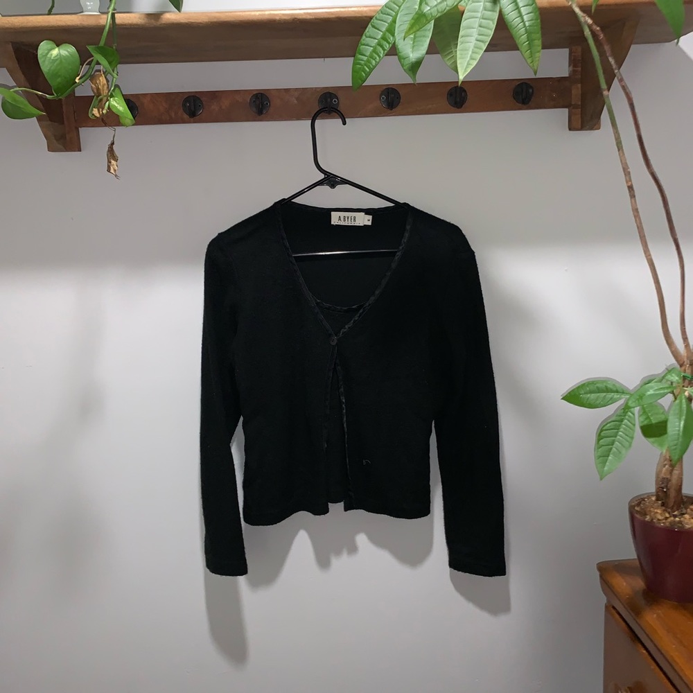 Vintage 90s A. Byer Cardigan With  Undershirt